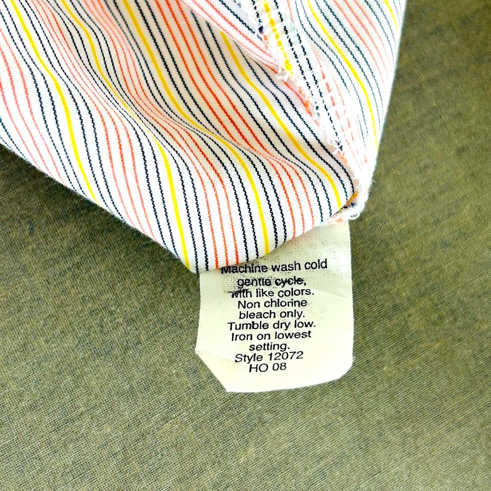 J. Crew Haberdashery Striped Button Down Shirt (size S) - Picture 8 of 8